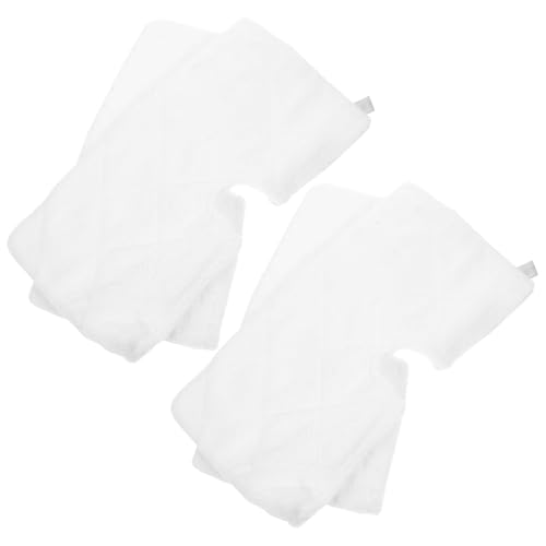 UTHCLO Almohadillas Reutilizables para Mopa a Vapor 4 Piezas Cabezal de Trapeador de Fibra Lavable 32X18X05 CM Repuesto para Mopa Limpieza Hogar y Cocina Accesorios para Limpiadores