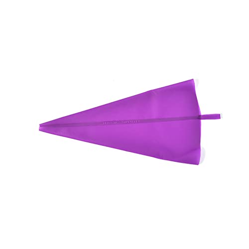ohfruit Poche à douille en silicone TPU pour décoration de gâteaux/cupcakes, outils de pâtisserie 25,4 cm, 30,5 cm, 30,5 cm, 40,6 cm, 45,7 cm, violet 30,5 cm