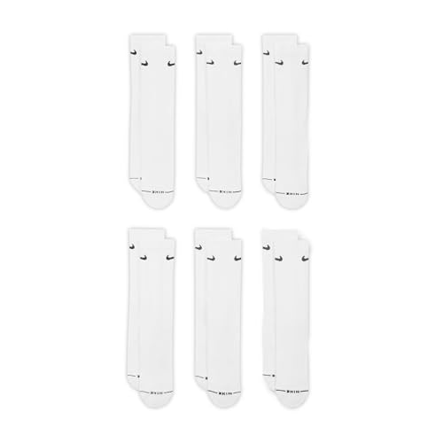 Image of Nike Unisex Adult Everyday Elevated Crew Socks (6-Pack) | Mens and Womens