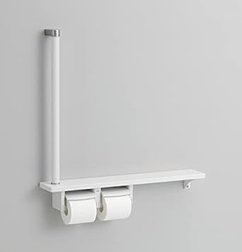 Amazon Toto Yhb63f トイレ アクセサリー 木製手すり 棚一体タイプ トイレ用手すり Nw1 ホワイト 手すり