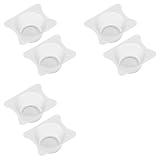 Tumintu 6 Stück Airbrush-Filterbecher, PP-Siebfilter, Zubehör für Airbrush-Zubehör, Basteln, Größe 1,30 X 0,98