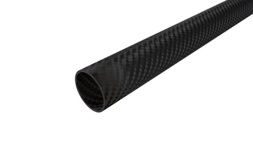 Carbon Fiber Tube - 3K Twill Weave Pattern, Matte Finish [Nominal - 7/8