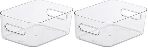 Image of SmartStore - Compact Clear Storage Box S - Small - Transparent (Pack of 2)