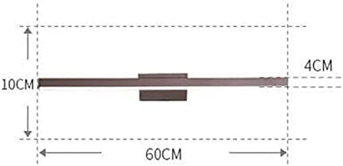 Applique murale LED design marron, finition premium pour intérieur