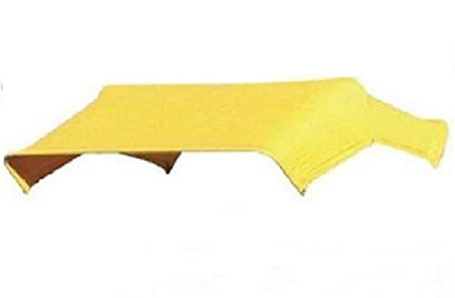 Yellow Buggy Top Replacement Canvas Cover Only for 3 Bow 48 Umbrella Frame JBT3 Farmer Bob's Parts 405592