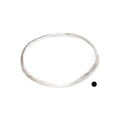 Image of 925 Sterling Silver Wire, 26 Gauge, Round, Half Hard, 10FT by CRAFT WIRE | Sterling Silver Wire for Jewelry Making, Wire Wrapping, Solid 925 Sterling Silver, 0.405mm Wire, High Quality Made in USA