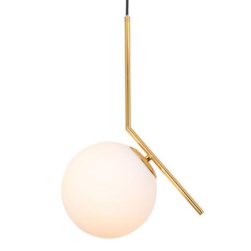 Lustre industriel moderne E27 avec suspension créative en verre pour salon
