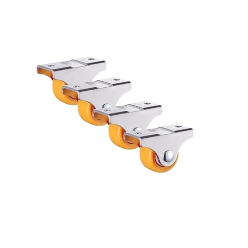 Roulette fixe directionnelle silencieuse 1 pouce, poulie pour meuble et porte coulissante
