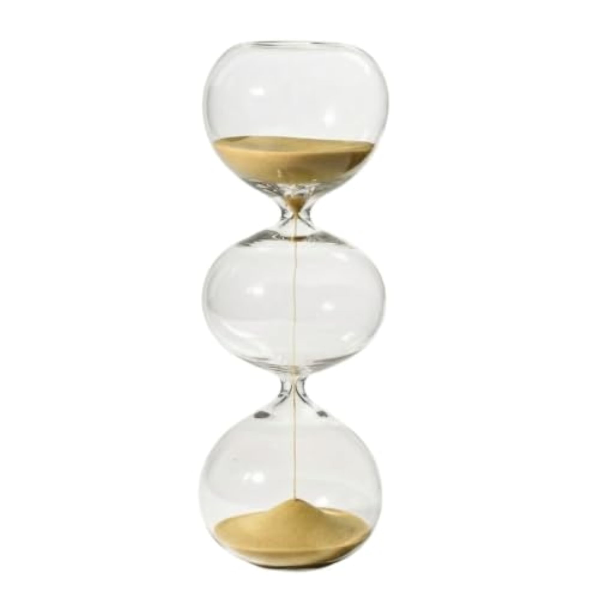 Sculptural Three-Ball Hourglass for Daily Use