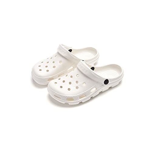 Pantoufles pour femmes en plein air et sandales compensées blanches taille 9,5 UK