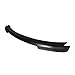 IKON MOTORSPORTS, Gurney Flap Compatible with 1999-2004 Ford Mustang, Black Rear Trunk Spoiler Gurney Flap Wicker Bill with Hardware Kit Bodykits