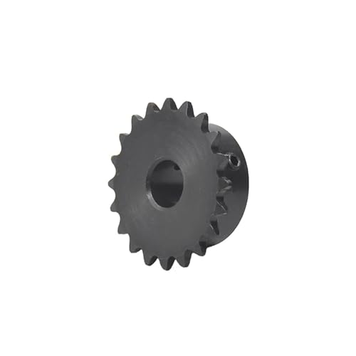 Bevel Gear Pinion Hardware Mechanical 24Teeth 04C Chain Gear 45# Steel Industrial Sprocket Wheel 8mm - 20mm Bore Motor Chain Drive Sprocket(14mm Bore)