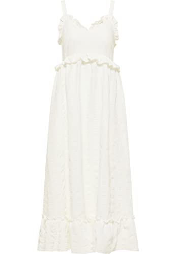 IZIA Robe Maxi, Blanc cassé, S Femme Cover
