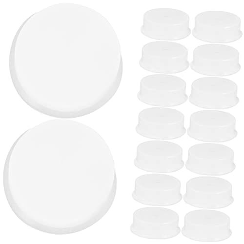 BESTonZON Flute Repair Kit 20pcs Flute Key Cover Plugs Open Hole Covers for Flutes