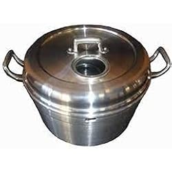 Cazuela Horno Para Cocina De Gas FYSHOP. Horno - Bizochera de aluminio con visor en la tapadera. Ideal para cocinar bizcochos caseros, molde bizcocho. Fabricado en España. (24cm)