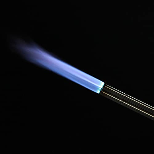 Bluefire Double Flame Jet Turbo Torch Head High Output 17060 Btu Full Metal Heavy Duty Manual Ignition Gas Welding Dual Tubes Blowtorch Nozzle Fuel By Mapp Map Propane Brazing Soldering Flamethrower #TOP5