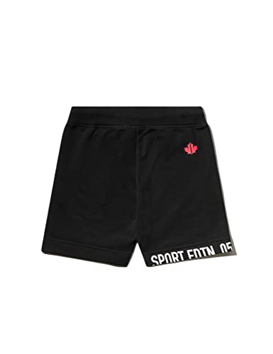 Short DSQUARED2 enfant 8 ans bermuda de sport noir pour garcon - 2