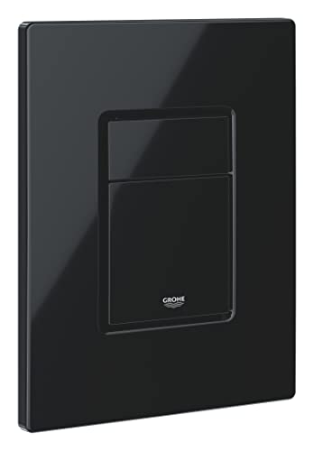 Placa de descarga GROHE Start en negro brillo para cisterna empotrada 2