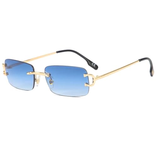 Lunettes de soleil sans monture légères anti-marques pour femmes