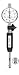 MeterTo Cylinder Bore Dial Indicator Internal Inside Measuring Tool, Metric, 6-10mm, Resolution:0.001mm