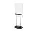 FixtureDisplays® Acrylic Clear Poster Metal Floor Stand 22X28