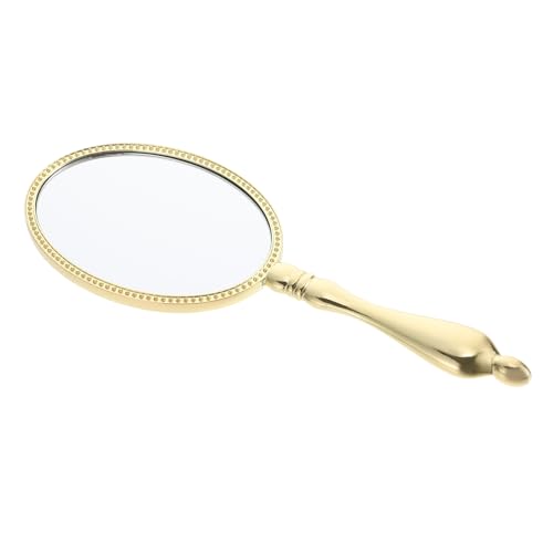 Shatterproof Handheld Makeup Mirror Led Lighting Portable Vanity Mirror for Women Vintage Design