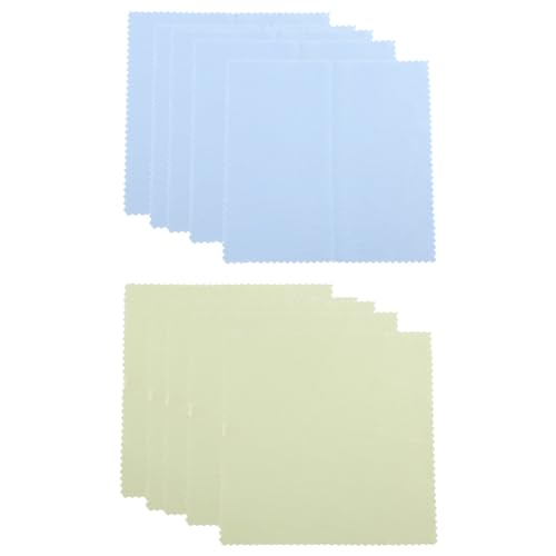Aboiled Pack de 10 paños de limpieza de microfibra para lentes Clenz/Gafas/lentes ópticas/cámaras/gafas de sol, lentes de cámara/CD, PDAs, pantallas IPads