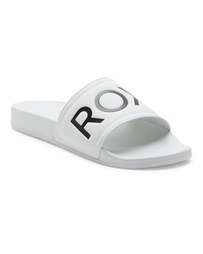 Roxy Slippy Slider Sandals for Women Sandalen Frauen 39 Weiss