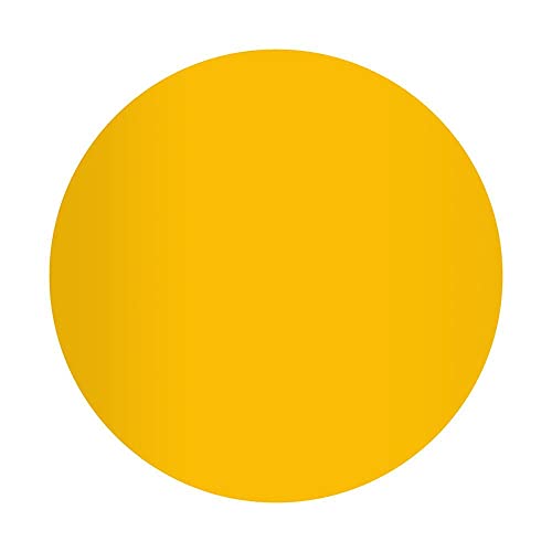 Lugar Americano em plastico Redondo D38cm cor amarela