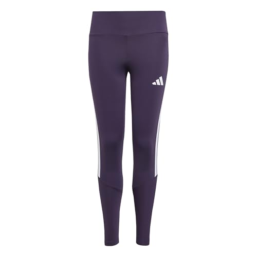adidas Niñas TRAIN ESSENTIALS 3-STRIPES LEGGINGS, aurora plum/white, 14-15 Years