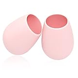 BeeMojo Silicone Glasses Set of 2 | Unbreakable Shatterproof Multipurpose Reusable | Wine Picnic...