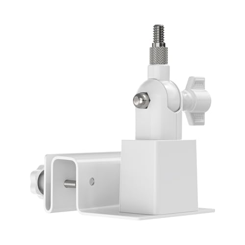 Holicfun Universal Solar Panel Gutter Mount White