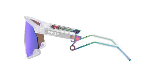 Image of Oakley Bxtr Prizm Sunglasses Mt Clear /Prizm Violet, One Size