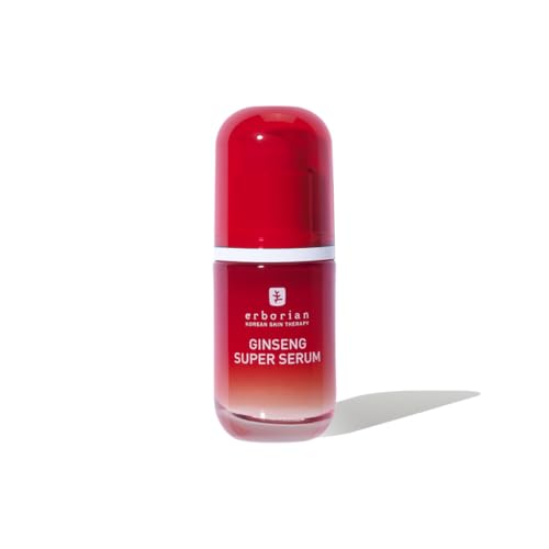 Erborian - Ginseng Super Sérum - Soin Visage Anti-Âge et Anti-Fatigue à l'Extrait de Ginseng - Lisse et Raffermit - Peau plus Élastique - Cosmétique...