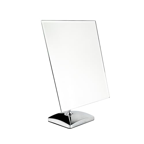 IOO6Z8SY Miroir cosmétique de Table, modèle carré, Image Claire, Rotatif à 360°, idéal pour Les opticiens, bijoutiers, Soins de la Peau et Rasage