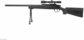 CYMA zm51 Spring Airsoft Gun Sniper Rifle fps-400 w/bipod, Scope(Airsoft Gun)