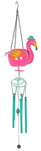 Continental Art Center Cac2020B- Hanging Colorful Flamingo Wind Chime #TOP28