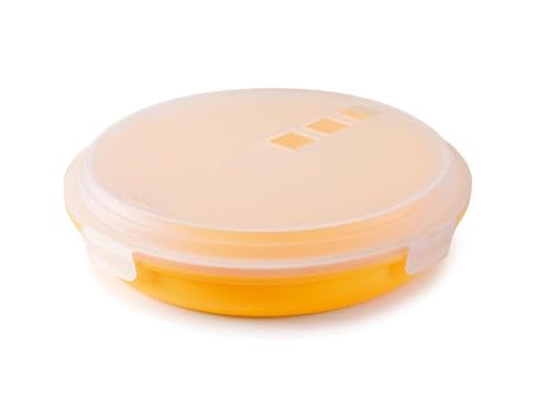 Portatortillas de plástico 26 cm, Ligero y Resistente, Ideal para Mantener Tortillas Calientes y Frescas Durante Las Comidas.