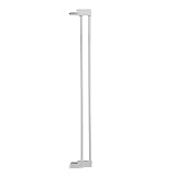 BRONEA Treppenschutzgitter Verlängerung Weiss für Baby Türgitter Treppengitter Absperrgitter Modell Luca & Ariya von BRONEA | Erweiterungen von 7, 14, 21, 28, 35, 42 bis 56 cm (7 cm)