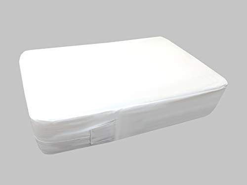 Bed Bug Proof Protector Mattress Encasement Cover Zippered Anti Dust Mite Breathable Total Mattress Protection (Single 36" x 75" + 8" depth) White