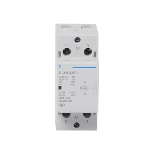 Contacteur NCH8-20A 2NC évite les surcharges sur votre tableau électrique 230V