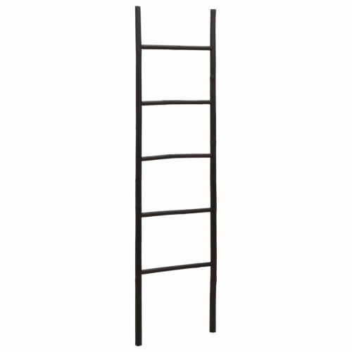vidaXL Deckenleiter Schwarz 40 x 150 cm Bambus