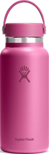Hydro Flask - Botella de Agua 946 ml 32 oz - Acero Inoxidable con Aislamiento al Vacío y Tapa a Prueba de Fugas y Revestimiento en Polvo - Wide Mouth - Reef, 946ml (32oz)