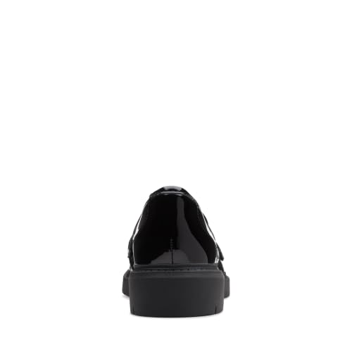 Clarks Damen Westlynn Ayla Slipper, Schwarzes Lack-Synthetik-Material, 41.5 EU – Ansicht 5