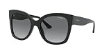 Vogue Eyewear Woman Sunglasses Black Frame, Grey Gradient Lenses, 54MM