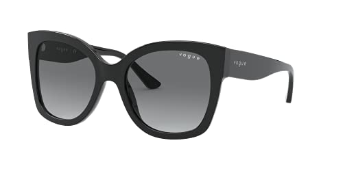 Vogue Eyewear Woman Sunglasses Black Frame, Grey Gradient Lenses, 54Mm #TOP19