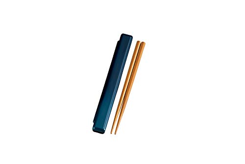 たつみや HAKOYA 18㎝ スリム箸箱セット 藍鉄色 『さっと洗えるお弁当箱』シリーズ 日本製