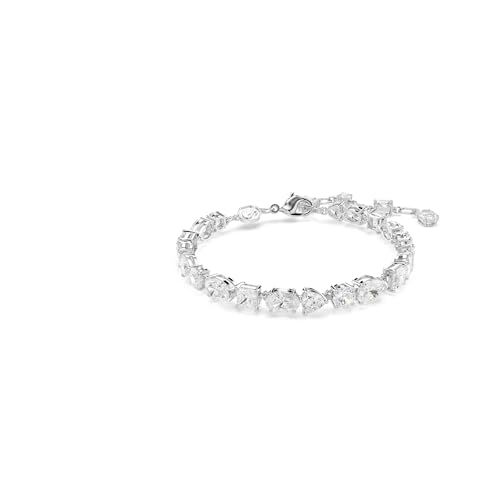 Swarovski Mesmera bracelet, Mixed cuts, White, Rhodium plated