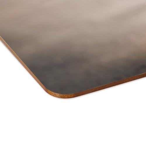 Sets de table liège tortue anti rayure grand format protège table napperon souple - 4