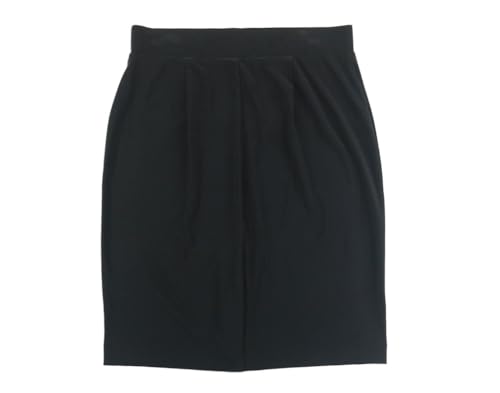 Calvin Klein Women's Elastic Waist Soft Pencil Skirt (Black, 4)2